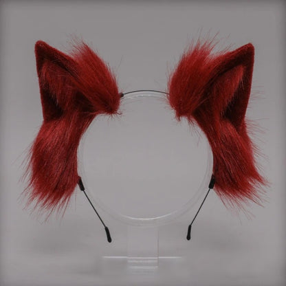 Realistic Long Tail & Ears Set