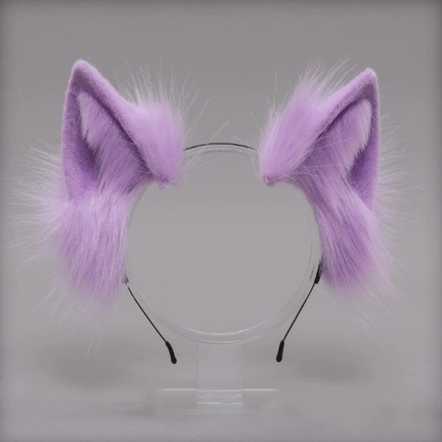 Realistic Long Tail & Ears Set
