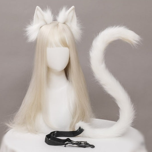 Realistic Long Tail & Ears Set