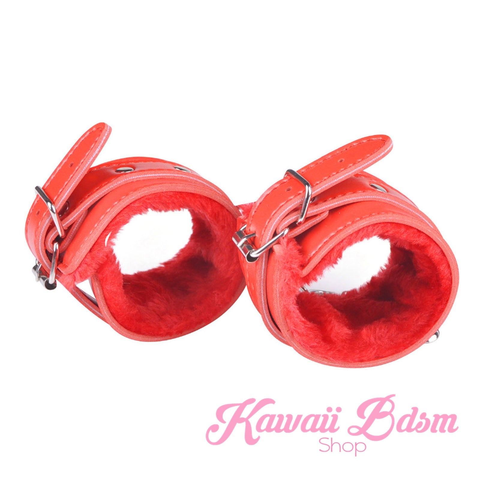 Bdsm kit Set 10 pcs gag hand cuffs collar leash ankle cuffs whip paddle nipple clamps  feather rope shibari bondage cute red fetish aesthetic ddlg cglg mdlg ddlb mdlb little submissive restraints sex couple by Kawaii BDSM - cute and kinky / Worldwide Free Shipping (10992282183)