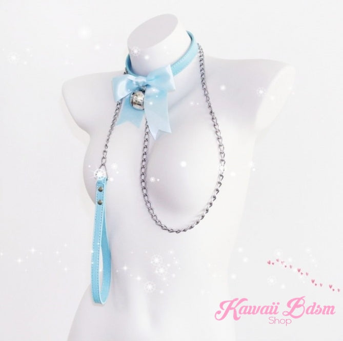 Kawaii Bell Collar & Leash Set (4508371091508)
